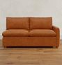 Roswell Leather Arm Sofa Sectional Component