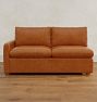 Roswell Leather Arm Sofa Sectional Component