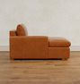 Roswell Leather Chaise Sectional Component