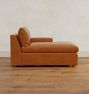 Roswell Leather Chaise Sectional Component