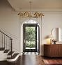 Rhone Chandelier, 48" Width in Metal Shades