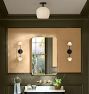 Poplar Semi-Flush Mount, Glass Shades