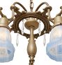 Vintage Classical Revival 5-Arm Chandelier