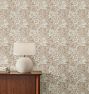 Marigold Morris & Co. Wallpaper, Swatch - Chocolate & Cream