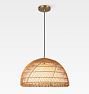Bondi 16" Dome Pendant, Brushed Gold