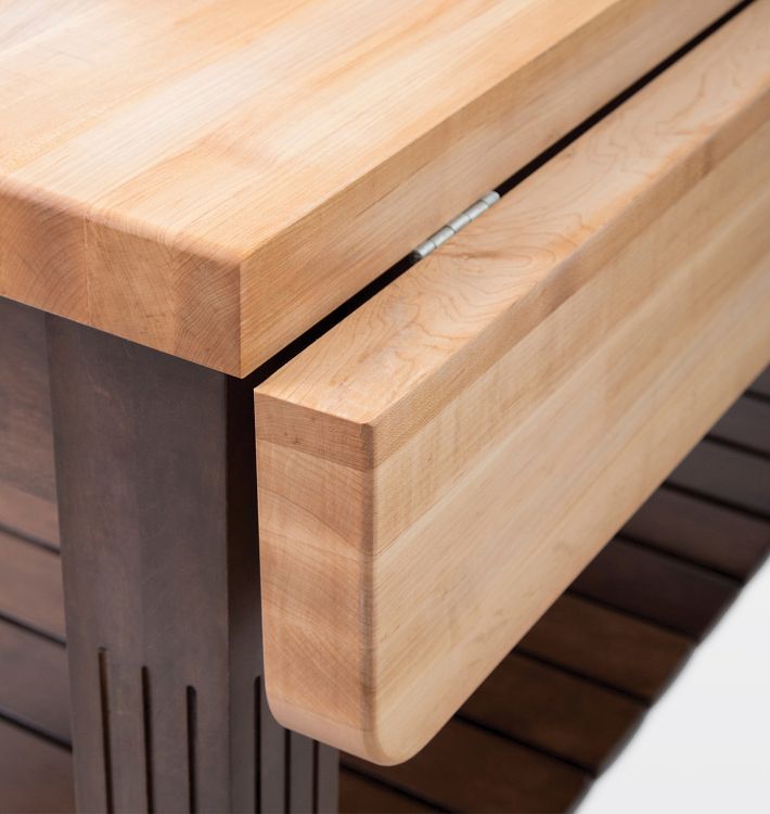 John Boos Maple Edge Grain Grazzi Table | Rejuvenation