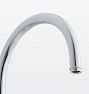 Miramar Cross Handle Bridge Kitchen Faucet