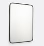 Open Box: Rounded Rectangle Metal Framed Mirror, 20"W x 30"H, D-Ring - Oil-Rubbed Bronze