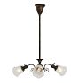 Vintage Victorian Chandelier 3 Arm Electric