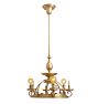Vintage Romance Revival Chandelier Six Light Bulb and Candle Combo