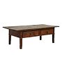 Vintage 2-Drawer Wood Coffee Table
