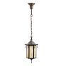 Vintage Arts & Crafts Pendant Lantern Art Glass