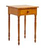 Vintage Tiger Maple Single-Drawer Side Table