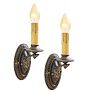 Vintage Classical Revival Sconce Candle Pair of 2