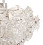 Vintage Chandelier Crystal Hexagon Mid-Century Modern
