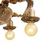 Vintage Classical Revival Chandelier 5 Light with Center hub