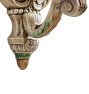 Vintage Classical Revival Sconce Pair Candle Painted