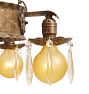 Vintage Gothic Revival Chandelier 5 Light