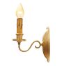 Vintage Pair Traditional Sconce Oval Single Candle Light