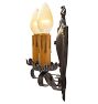 Vintage Revival Double Sconce Pair of 2 Candle Iron