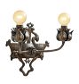 Vintage Romance Revival Double Sconces Flower Buds Set 4
