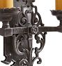 Vintage Romance Revival Double Sconces Pair of 2 Cast