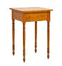 Vintage Tiger Maple Single-Drawer Side Table