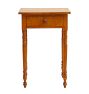 Vintage Tiger Maple Single-Drawer Side Table