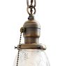 Vintage Traditional Pendant Pan Fixture 2 Light