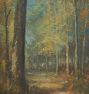 Vintage Wall Art Framed landscape wooded