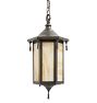 Vintage Arts &amp; Crafts Pendant Lantern Art Glass