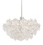 Vintage Chandelier Crystal Hexagon Mid-Century Modern