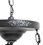 Vintage Classical Revival Chandelier 3 Light Aladdin Pan