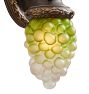 Vintage Pair Art Noveau Sconce Grapes Shade