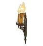 Vintage Pair Romance Revival Sconce Double Candle Light Twisted Arms