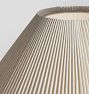 Pleated Sloped Fabric Lamp Shade