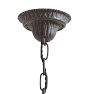 Vintage  Romance Revival 5-Light Strap Iron Candle Chandelier