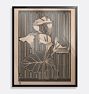Cala Lilies Wall Art Framed Reproduction Wall Art Print, 18" x 22" - Black Finished Wood Frame with Acrylic Glaze