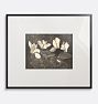 Cyclamen Framed Reproduction Wall Art Print, 24" x 26" - Natural Wood Frame with Acrylic Glaze