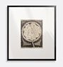 Rose by Samuel Jessururn De Mesquita Framed Reproduction Wall Art Print, 16" x 18" - Black Finished Wood Frame with Acrylic Glaze