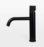 Monterey Bath Faucet Monohole Vessel Deck Lever Handle Concretti Black