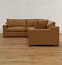 Sublimity Leather 3-Piece Arm Sofa with Wedge Corner