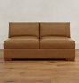 Sublimity Leather Armless Sofa Sectional Component