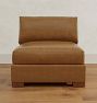 Wrenton Leather Armless Chair Sectional Component