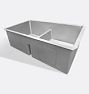 Urbana Kitchen Sink 30in Double 50/50 Undermount Low Divide Stainless Steel