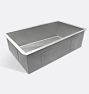Tribeca Kitchen Sink 27in Slope Bottom Offset Drain Undermount Single Bowl Stainless Steel