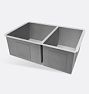 Nesta Kitchen Sink 29in Double 60/40 Undermount Stainless Steel