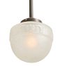 Rose City Pendant with Vintage Pressed Glass Classical Revival Shade