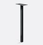 Adoorn 43" In-Ground Mailbox Mounting Post - Black