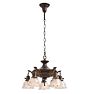 Vintage Classical Revival Chandelier 5 Light Aladdin Pan